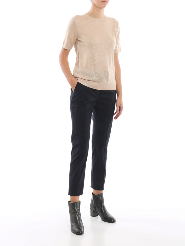 Max Mara: Pantalones de sastrerìa online - Manico-Studio - Azul