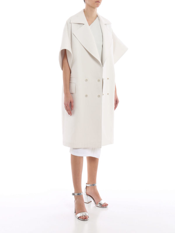 Dress Coat Women Burberry Cotton Double-breasted Short Trench Coat