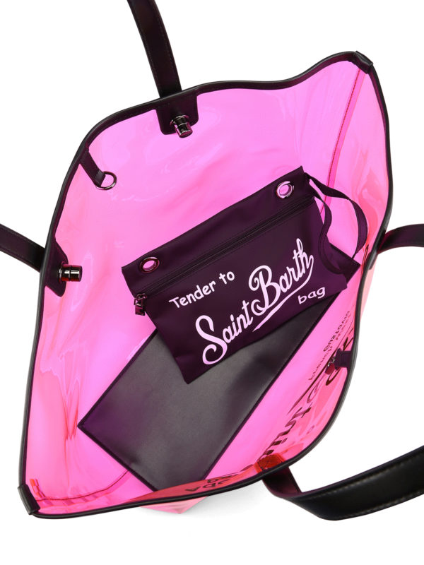 MC2 SAINT BARTH buy online Borsa mare Las Vegas trasparente fucsia