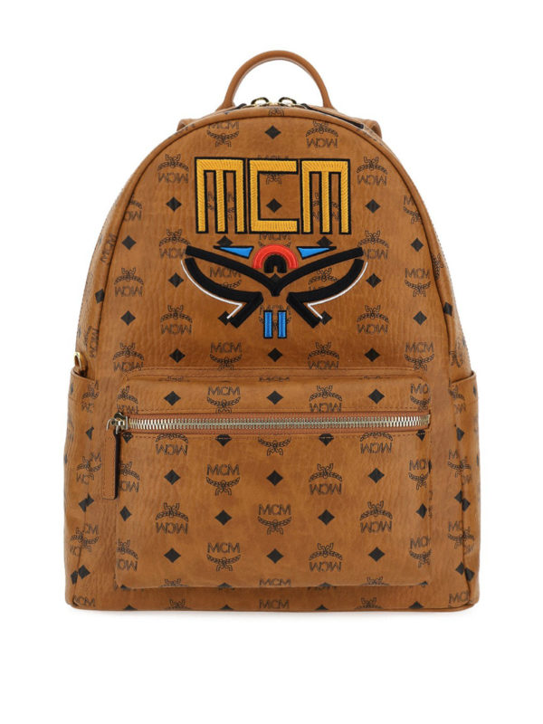 MCM キャメル バックパック Mcm バックパック - キャメル - キャメル|MMKBSVE19CO