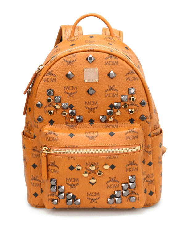 MCM: backpacks - Small Stark studded backpack