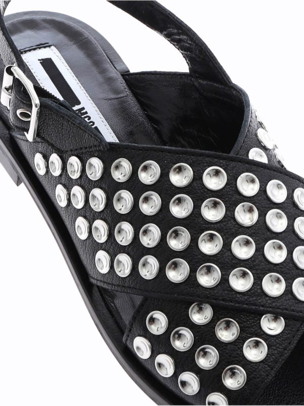 McQ Alexander Mcqueen buy online Sandali Kim neri borchiati