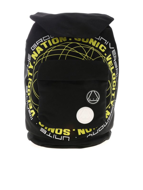 McQ Alexander Mcqueen: cross body bags - Sling shoulder strap Rucksack in black