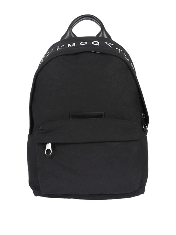 MCQ: backpacks - Lyrics canvas backpack