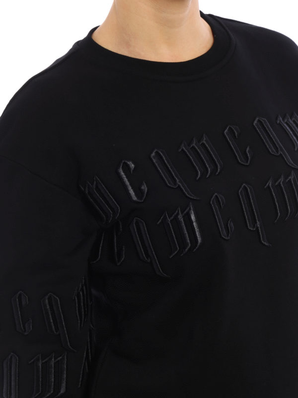 Embroidered logo sweatshirt
