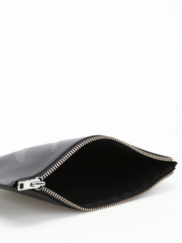 MCQ buy online Swallow leather large pouch