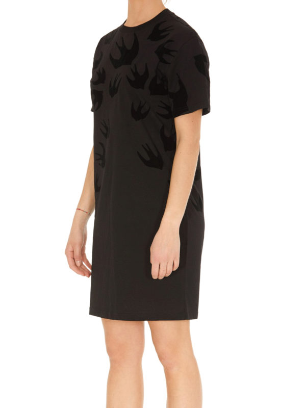 MCQ buy online Swallow print T-shirt dress