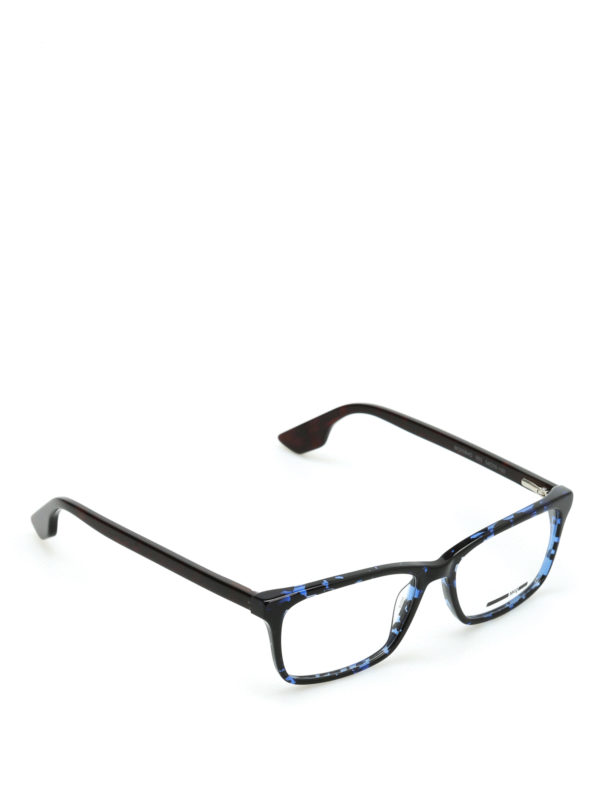 MCQ: Glasses - Two-tone frame square glasses
