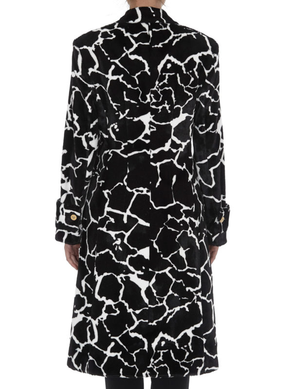 Abrigo De Piel - Bicolor shop online: VERSACE
