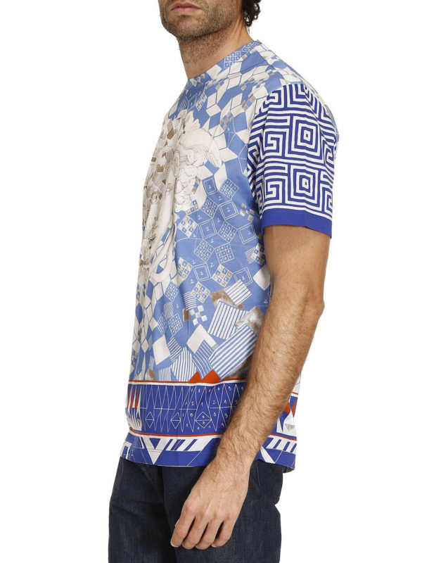 Medusa print T-shirt shop online: VERSACE