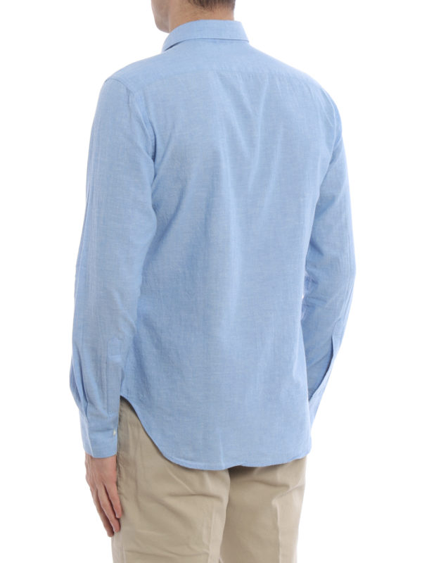 Hemd Fur Herren - Hellblau shop online: ASPESI