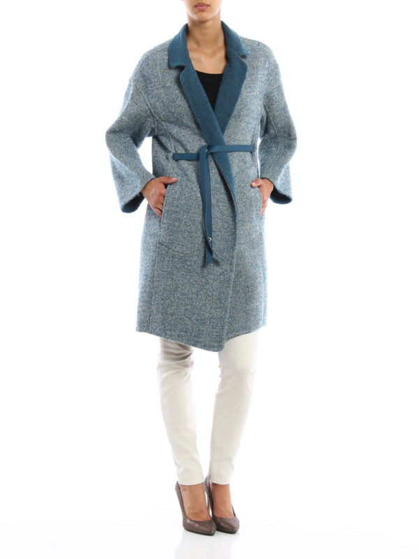 Melvin reversible bouclé coat shop online: Loro Piana