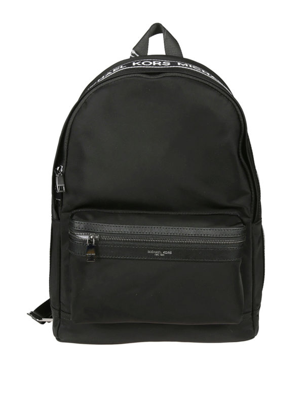 MICHAEL KORS: backpacks - Black nylon dome backpack