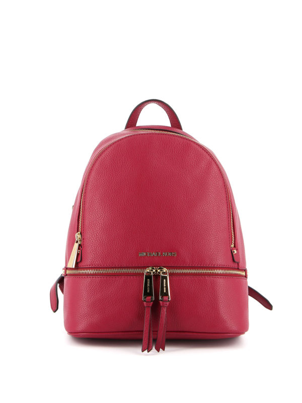 MICHAEL KORS: backpacks - Rhea berry small backpack