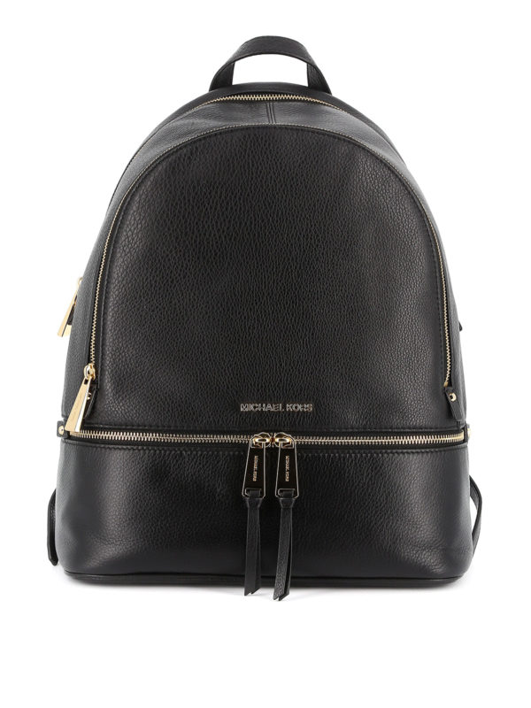MICHAEL KORS: backpacks - Rhea black large backpack