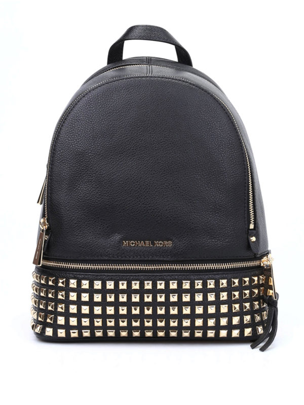 MICHAEL KORS: backpacks - Rhea medium studded backpack