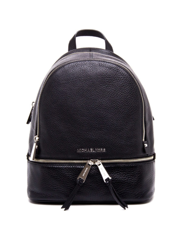 MICHAEL KORS: backpacks - Rhea small leather backpack