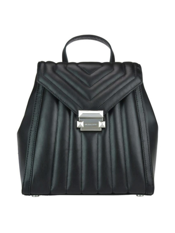 MICHAEL KORS: backpacks - Whitney medium black backpack