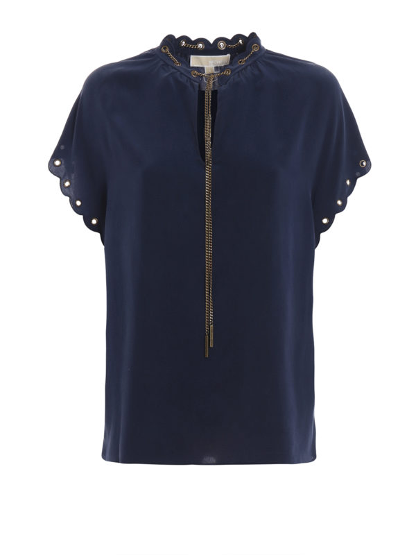 MICHAEL KORS: Blouses - Blouse - Bleu