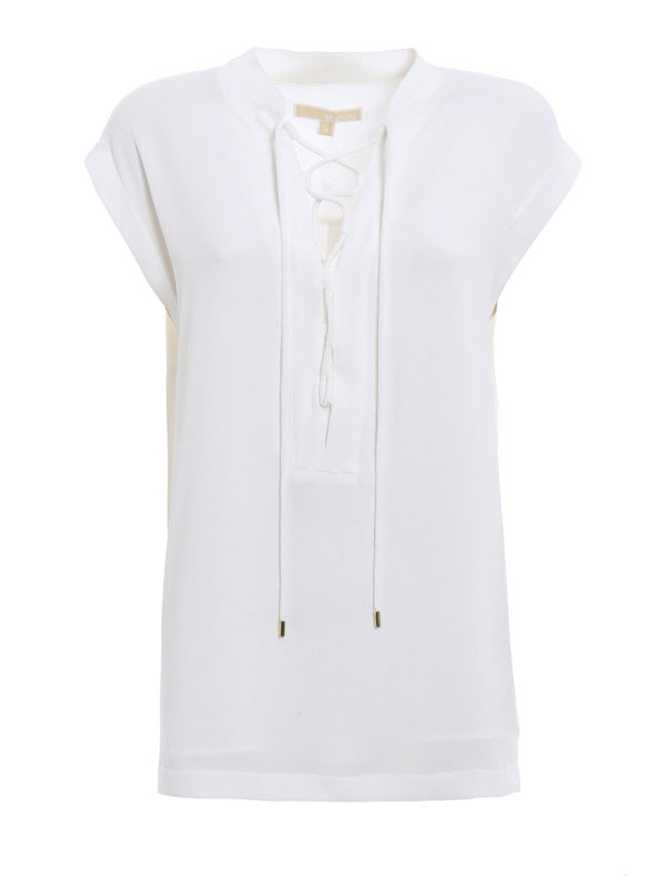 MICHAEL KORS: Blusen - Bluse - Weiß