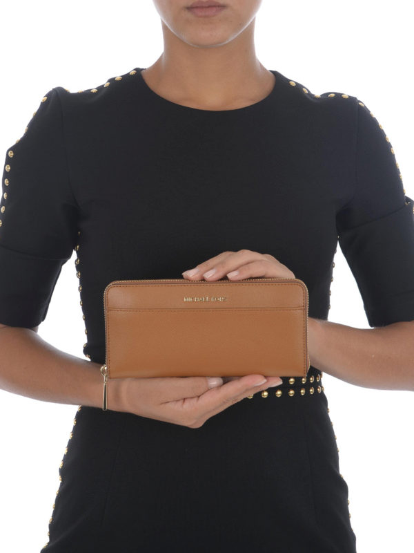 MICHAEL KORS buy online Jet Set continental acorn wallet