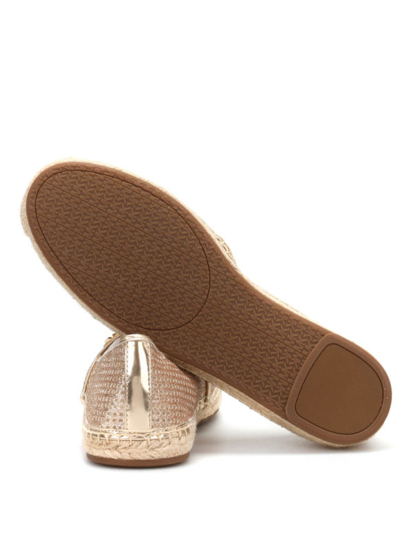 MICHAEL KORS buy online Kendrick metallic mesh espadrilles