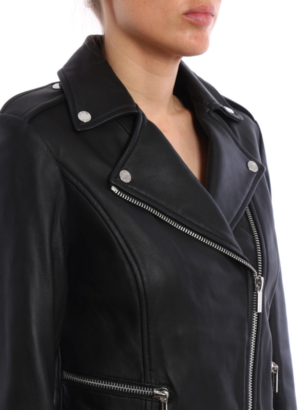 MICHAEL KORS buy online Leather biker jacket