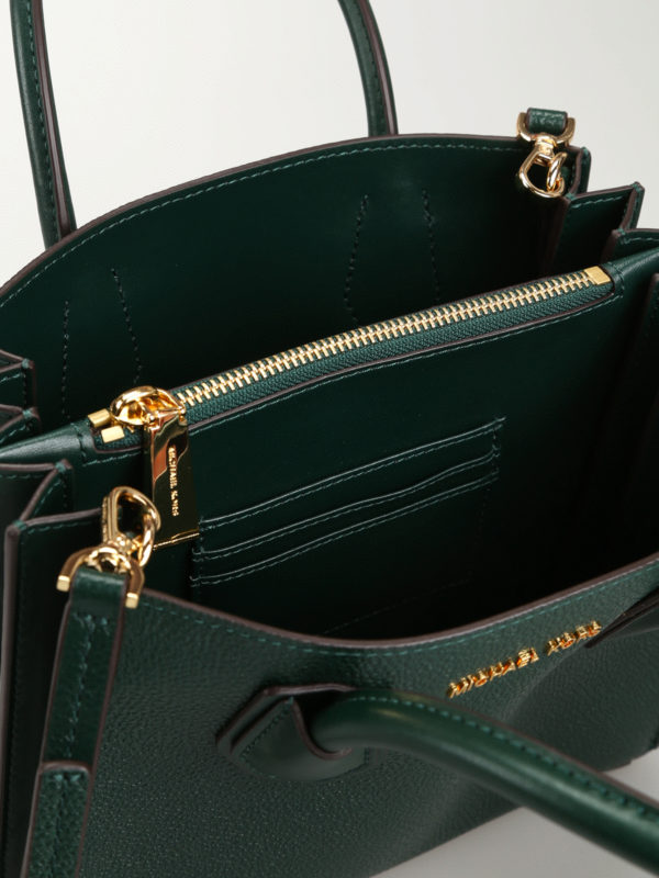 Nanah Dark Green Leather Crossbody Bag