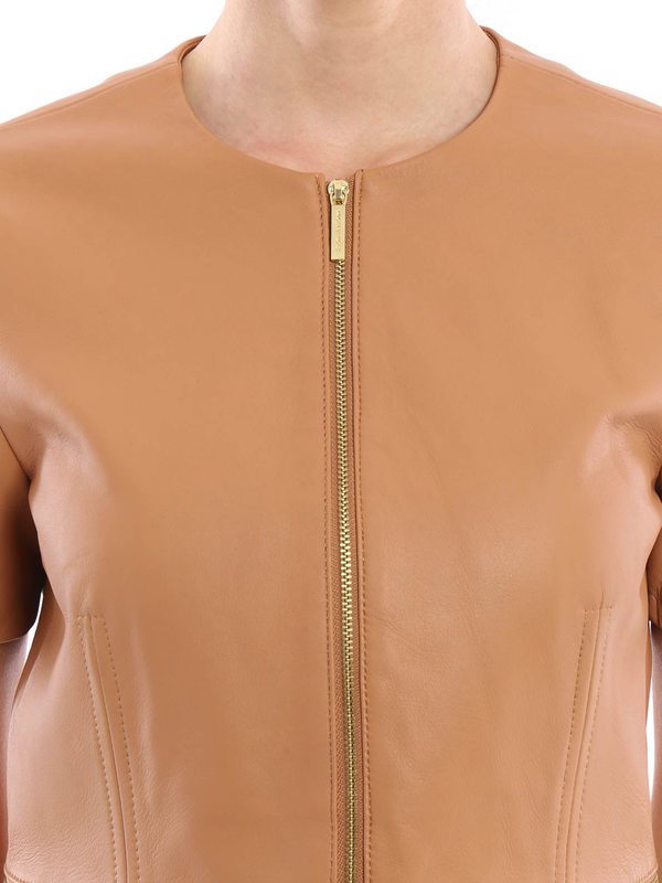 MICHAEL KORS buy online Multi zip leather jacket