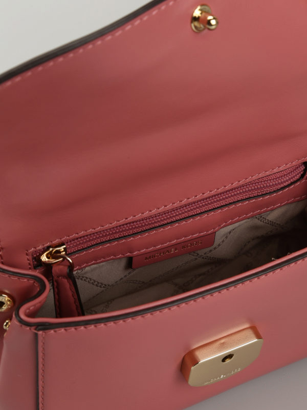 MICHAEL KORS buy online Pink smooth leather mini cross body bag
