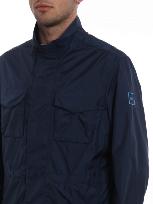 MICHAEL KORS buy online Travel engineered blue jacket