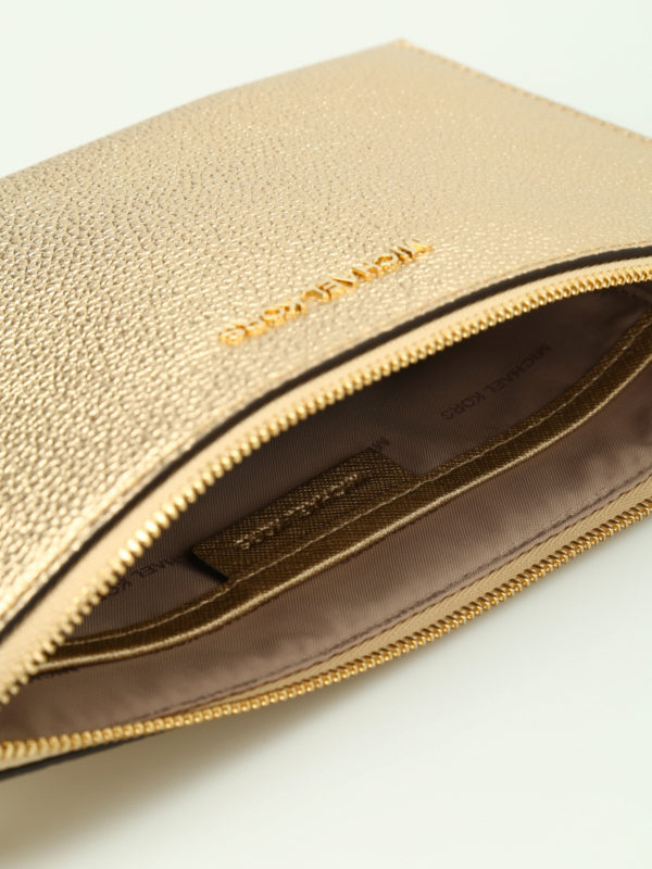 MICHAEL KORS buy online Wristlet gold flat purse