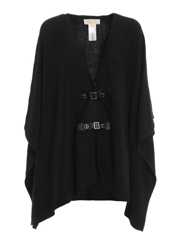 MICHAEL KORS: Capes &  Ponchos - Buckled asymmetrical cape