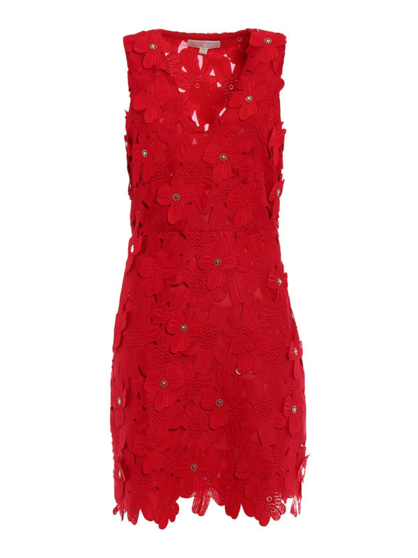美品✨マイケルコース　Floral Appliqué Lace Dress Floral Appliqué Lace Dress | Michael Kors [US]