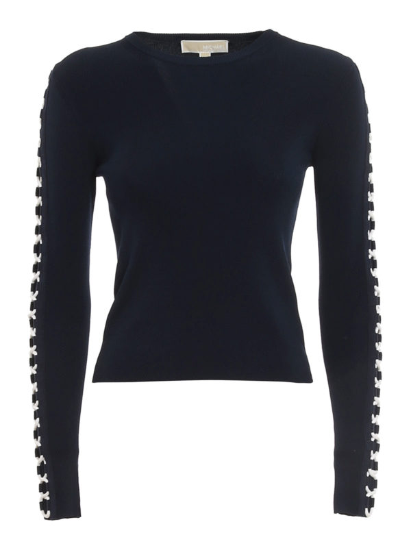 MICHAEL KORS: crew necks - Rope application jumper