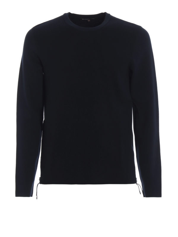 MICHAEL KORS: crew necks - Viscose blend sweater with side zippers