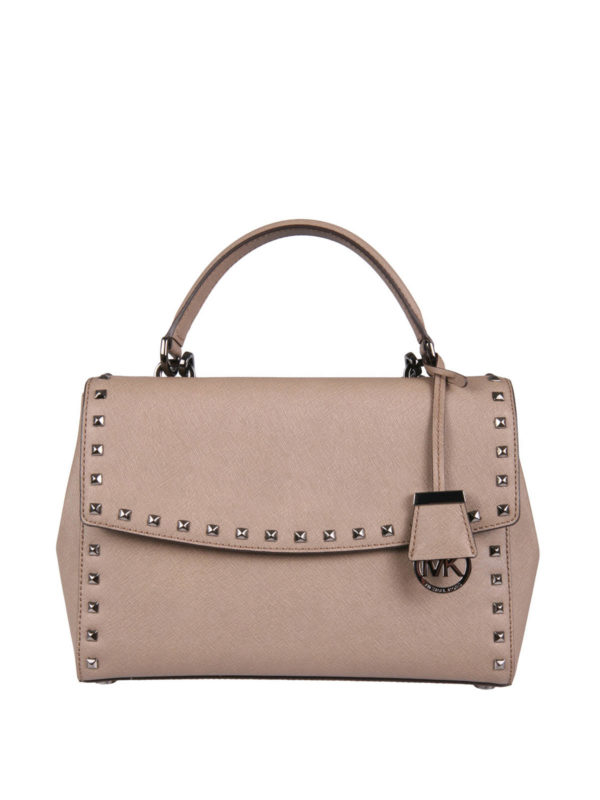 MICHAEL KORS: borse a tracolla - Borsa Ava con borchie