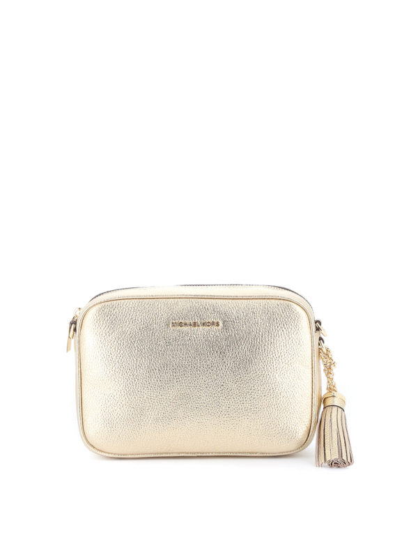 MICHAEL KORS: cross body bags - Ginny laminated leather camera bag
