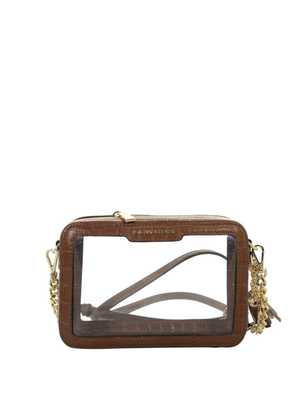 MICHAEL KORS: cross body bags - Ginny M transparent rectangular bag