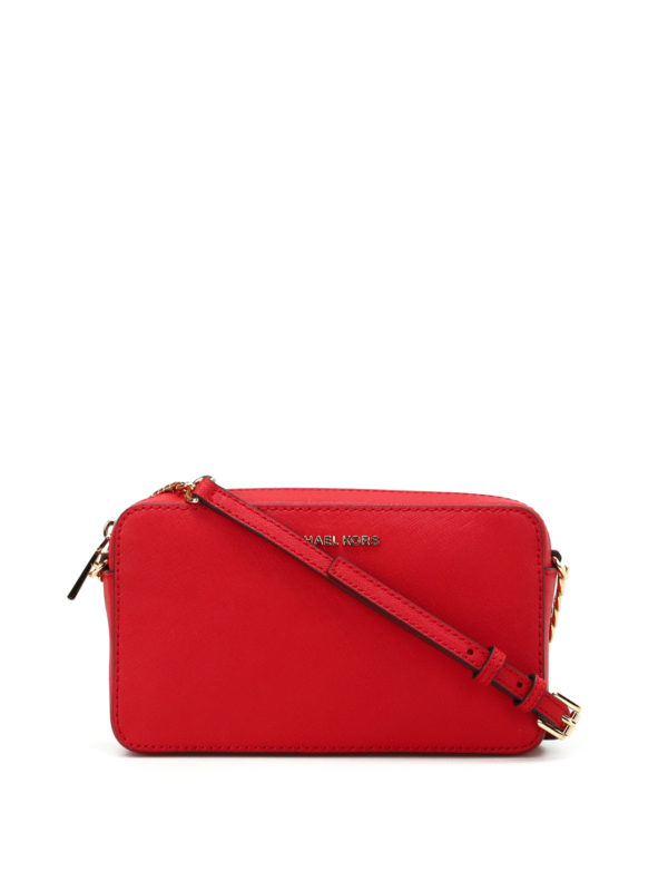 Cross body bags Michael Kors - Jet Set bright red medium crossbody