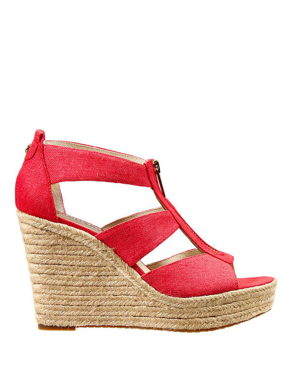 MICHAEL KORS: espadrilles - Damita wedge sandals
