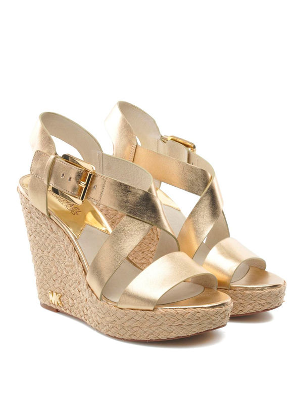 MICHAEL KORS: espadrilles - Giovanna wedge sandals