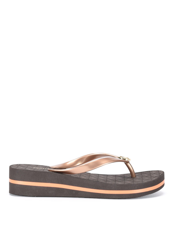 MICHAEL KORS: flip flops - Bedford flip flops