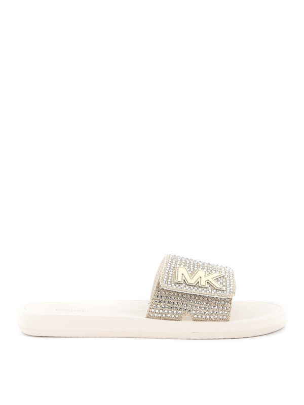 MICHAEL KORS: Chanclas de playa - Chanclas - Blanco