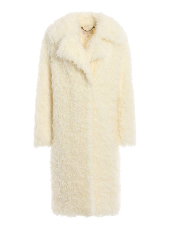 MICHAEL KORS: Fur & Shearling Coats - Faux shearling coat