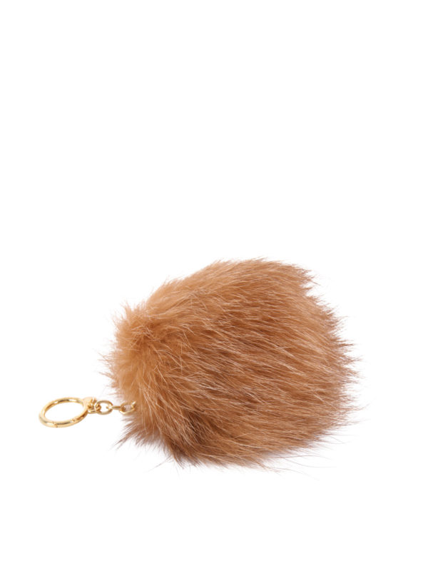 MICHAEL KORS: key holders - Fur ball key ring