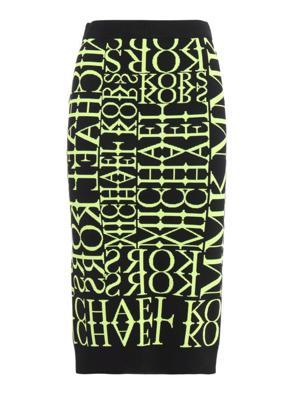MICHAEL KORS: Knielange und Midi Röcke - Midirock - Schwarz