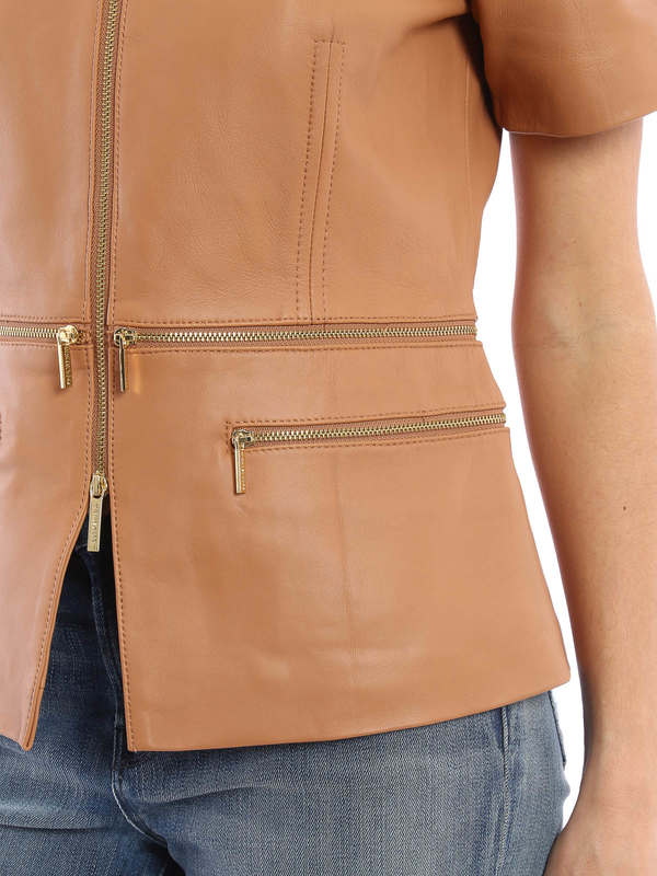 iKRIX MICHAEL KORS: Multi zip leather jacket