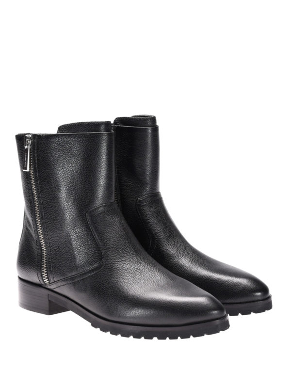 MICHAEL KORS: ankle boots online - Andi Flat black leather booties