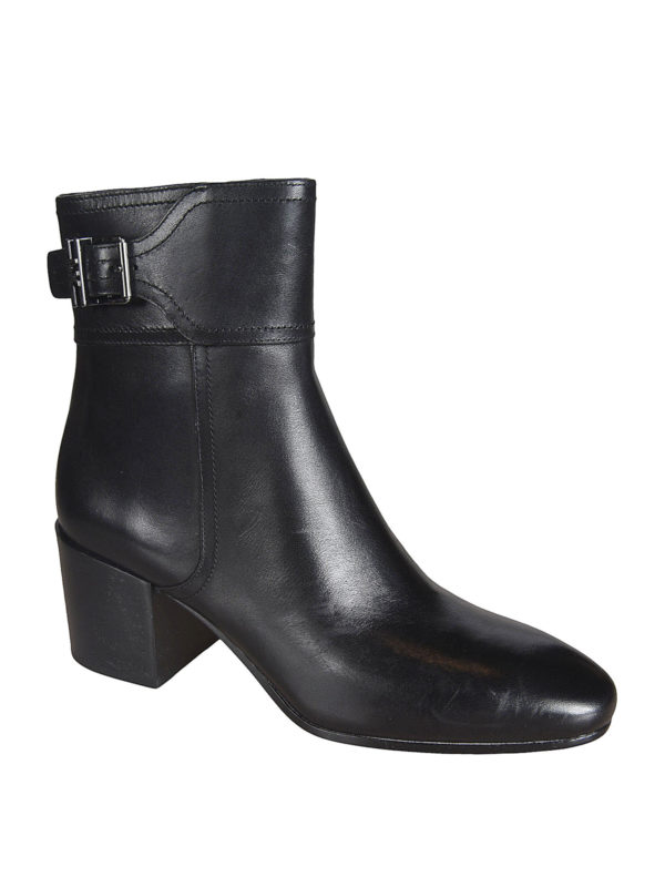 Ankle boots Michael Kors - Kenya calfskin booties with side buckle ...